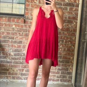Red Rose Free People Dress 🌹